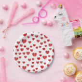 Herzmuster Pappteller (Party)