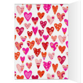 Herzmuster Pink Red Valentines (Innen (Links))