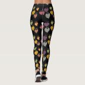 Herzmuster Print Leggings (Rückseite)