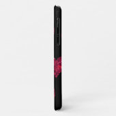 Herzmuster, rote Herzen, Glitzer Herz Case-Mate iPhone Hülle (Hinten/Links)