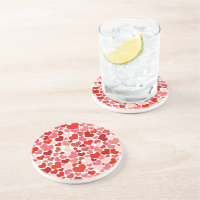 Herzmuster, rote Herzen, Liebe