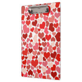 Herzmuster, rote Herzen, Liebe Klemmbrett (Links)