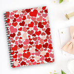 Herzmuster, rote Herzen, Liebe Planer<br><div class="desc">Niedliches,  lustiges und bezauberndes Muster mit roten Herzen. Modernes und trendiges Geschenk,  perfekt für den Valentinstag.</div>