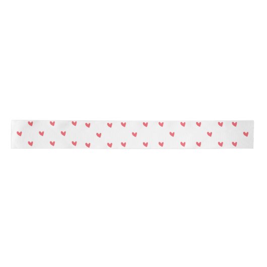 Herzmuster Satinband (Vorderseite)