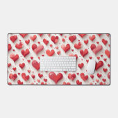 Herzmuster Schreibtischunterlage (Tastatur & Maus)