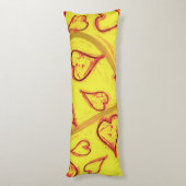 Herzmuster Seitenschläferkissen (Rückseite (Vertikal))