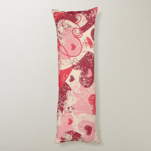 Herzmuster Seitenschläferkissen (Rückseite (Vertikal))