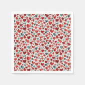 Herzmuster Serviette (Vorderseite)