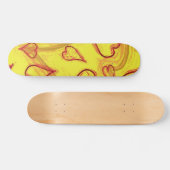 Herzmuster Skateboard (Horizontal)
