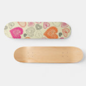Herzmuster Skateboard (Horizontal)