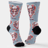 Herzmuster Socken (Gewinkelt)