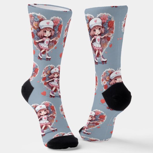 Herzmuster Socken (Gewinkelt)