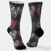 Herzmuster Socken (Gewinkelt)