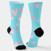 Herzmuster Socken (Gewinkelt)