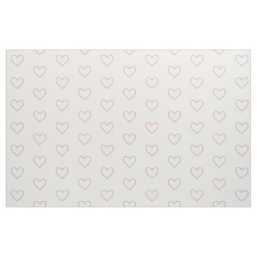 Herzmuster Stoff (Fat Quarter (45,7 x 55,9 cm))