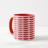 Herzmuster Tasse (Vorderseite Links)