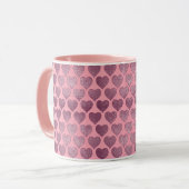 Herzmuster Tasse (Vorderseite Links)