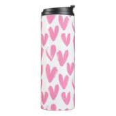 Herzmuster Thermosbecher (Nach links gedreht)