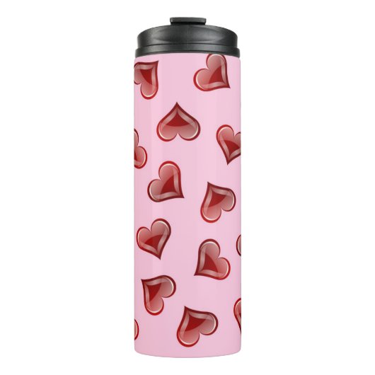 Herzmuster Thermosbecher (Vorderseite)