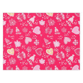 Herzmuster Tischdecke (Vorderseite (Horizontal))