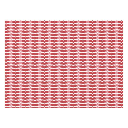 Herzmuster Tischdecke (Vorderseite (Horizontal))