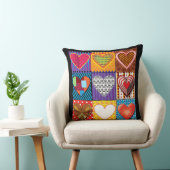 Herzmuster trendy Valentine's Cushion Kissen (Stuhl )