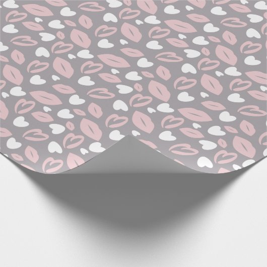 Herzmuster Valentine Geschenkpapier (Ecke)