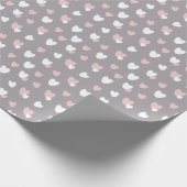 Herzmuster Valentine Geschenkpapier (Ecke)
