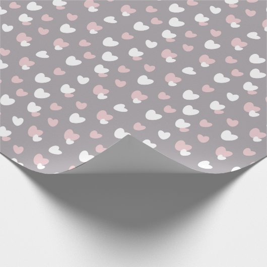Herzmuster Valentine Geschenkpapier (Ecke)