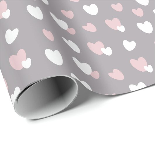 Herzmuster Valentine Geschenkpapier (Rolleneckpunkt)