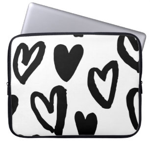 Herzmuster: Valentine Vintag Laptopschutzhülle