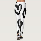 Herzmuster: Valentine Vintag Leggings (Rückseite)