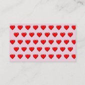 Herzmuster Visitenkarte (Rückseite)