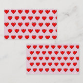 Herzmuster Visitenkarte (Vorne/Hinten)