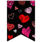 Herzmuster Wimpelkette (Erste Fahne)