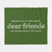 Herznah Fleecedecke (Vorderseite (Horizontal))