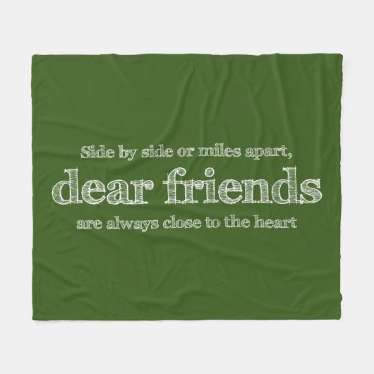 Herznah Fleecedecke (Vorderseite (Horizontal))