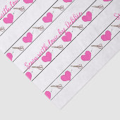 Herznähte als benutzerdefiniertes kleines Gewebepa Seidenpapier (Ausschnitt)