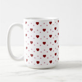 Herznahtloses Muster Kaffeetasse (Links)