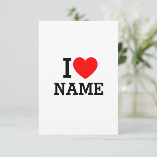 Herzname (Stehend Vorderseite)