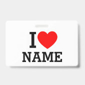 Herzname Ausweis (Vorderseite)