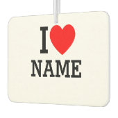 Herzname Autolufterfrischer (Links)