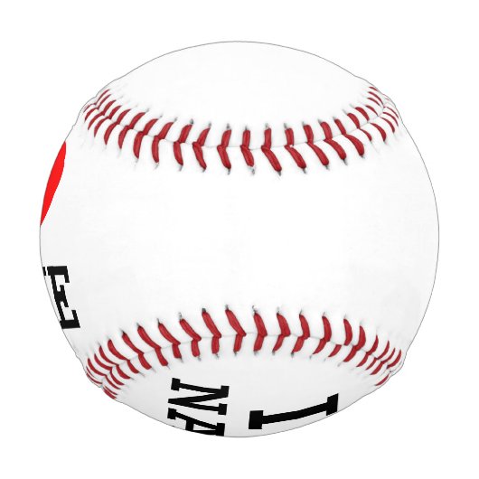 Herzname Baseball (Vorderseite)