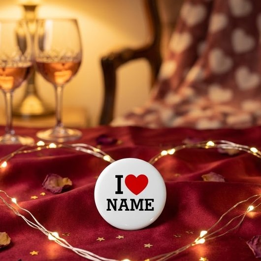 Herzname Button