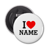 Herzname Flaschenöffner (Vorderseite)