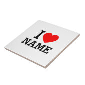 Herzname Fliese (Seite)