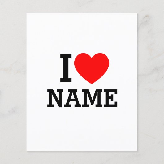 Herzname Flyer (Hinten)