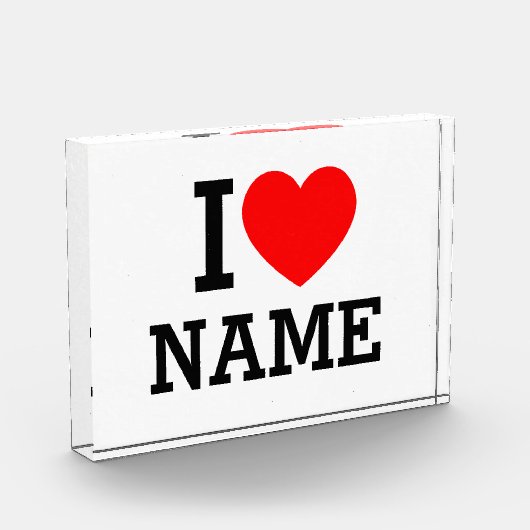 Herzname Fotoblock (Links)