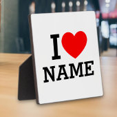 Herzname Fotoplatte