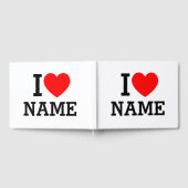 Herzname Gästebuch (Voll)